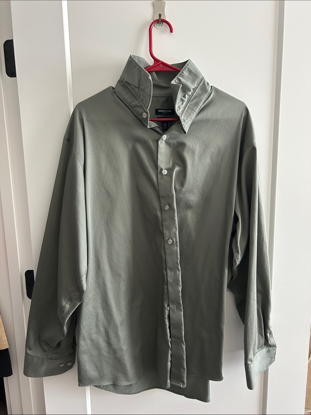 Sage Green Button-Down Shirt
